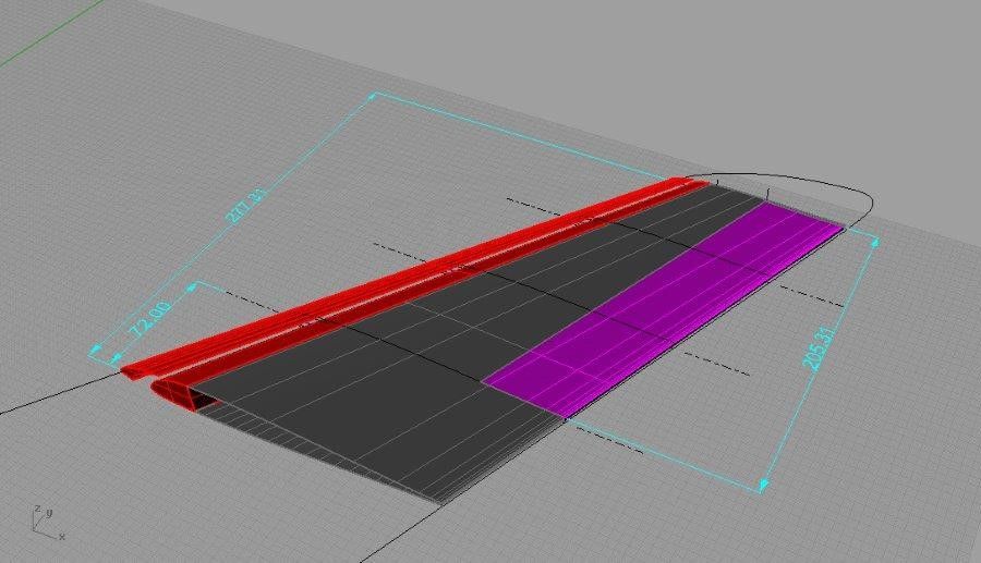 3D Modell der Vorfl&uuml;gel