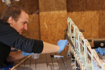 Beplankung aufbringen