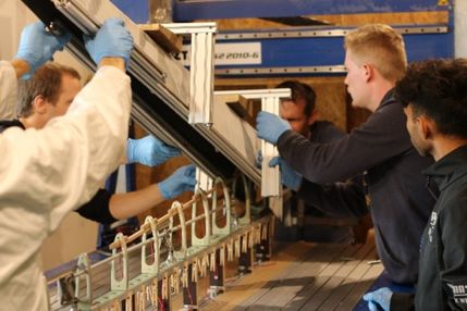 Beplankung aufbringen