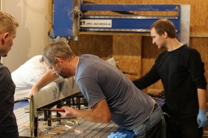 Beplankung aufbringen