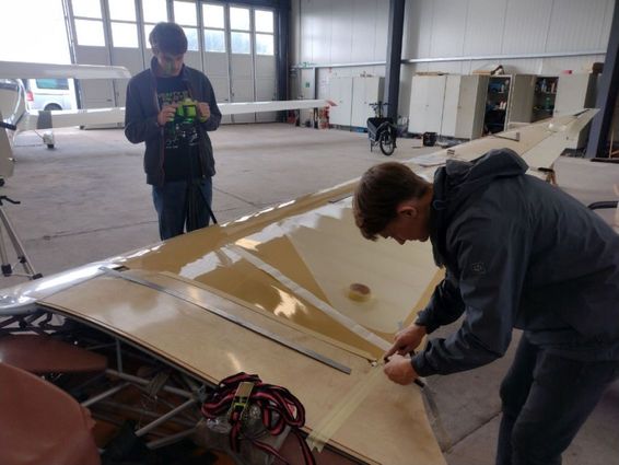 Beplankung aufbringen