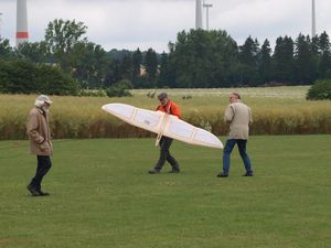 Jupp Wimmer Flugvorbereitungen
