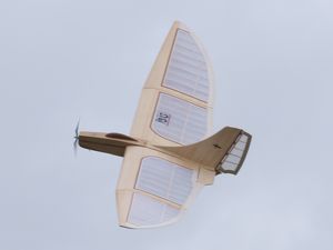 Jupp Wimmers Modell in der Luft