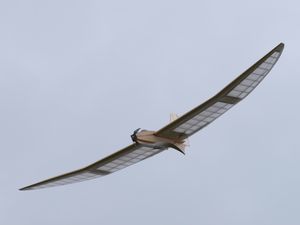 Jupp Wimmers Modell in der Luft