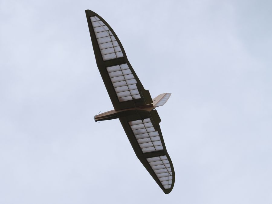 Jupp Wimmers Modell in der Luft