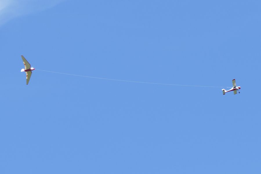 Schleppflug: 20 Kg hinten dran